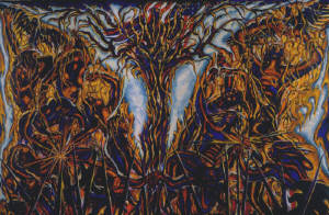 America: Birth 1776

Oil on linen

12 X 18 feet (3.65 X 5.50m)

1989-91