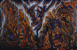 America: Encounter

Oil on linen

12 X 18 feet (3.65 X 5.50m)

1989-91